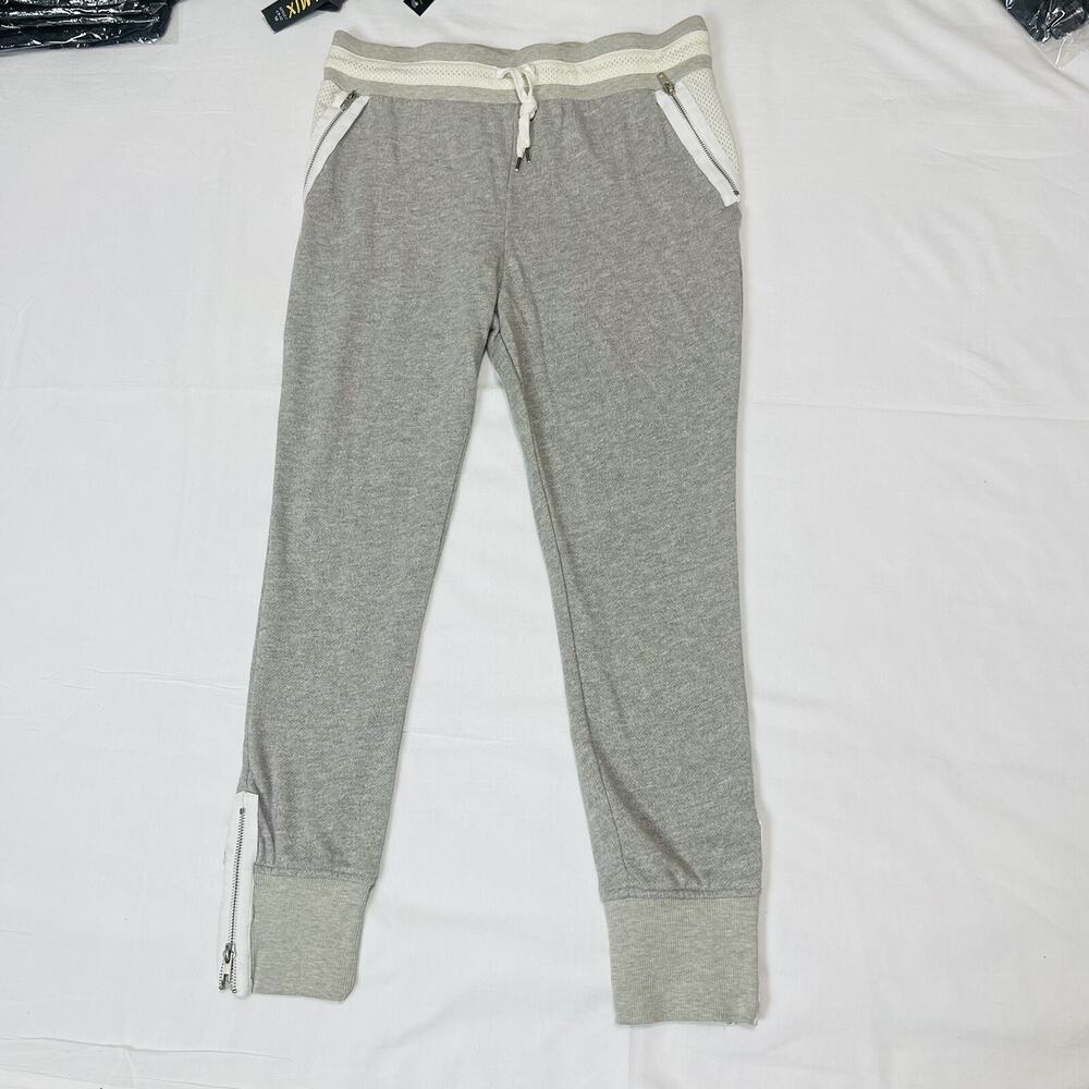 Joshua Perets Jogger Pants - Sweatpants Activewear‎ Drawstring Women Gray LARGE